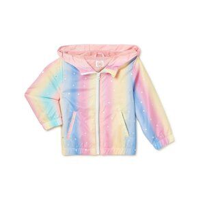 Wonder Nation Girl Lightweight Windbreaker Jacket